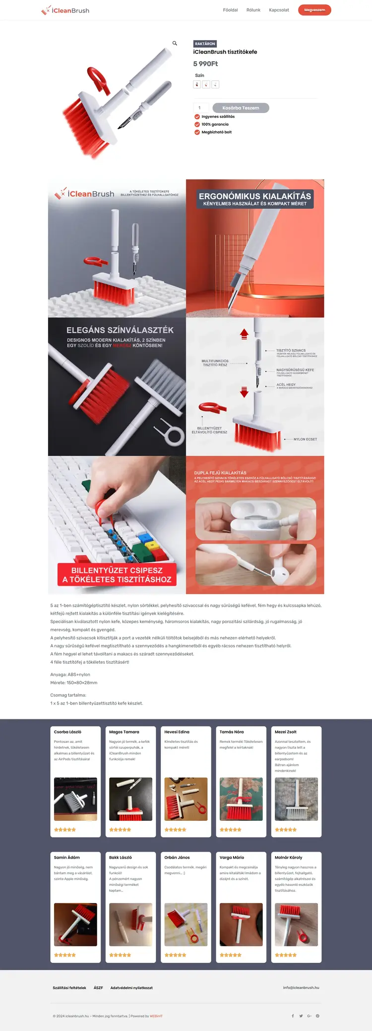 icleanbrush hu termék adatlap